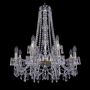 Подвесная люстра Bohemia Ivele Crystal 1403/8+4/240/h-76 G