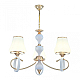 Подвесная люстра Arte Milano Florentia-2387 302387/3 Wh/Gd