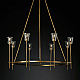 Подвесная люстра Delight Collection Torche De Verre 8614P/8 gold
