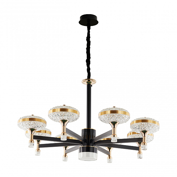Подвесная люстра Arte Milano Ferrara 273059/8 BK/GD