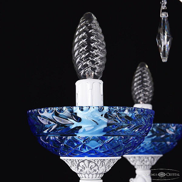 Подвесная люстра Bohemia Ivele Crystal AL78101/16+8+8/300/3d B WMN P Aquamarine/M-1F
