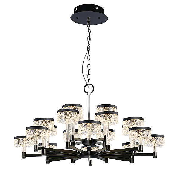 Подвесная люстра Delight Collection MD21020075 MD21020075-20A matt black
