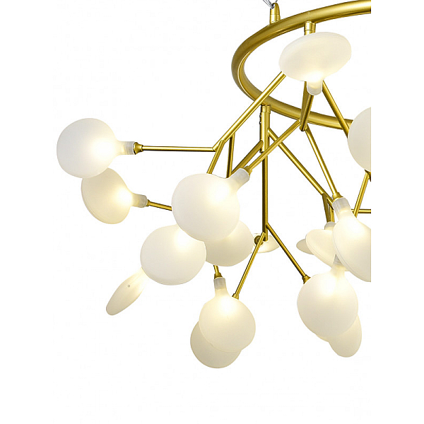 Подвесная люстра Natali Kovaltseva GRACE 75128/8C GOLD SATIN