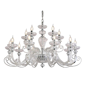 Подвесные люстры Newport 8620+5/C chrome clear М0071527