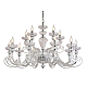 Подвесная люстра Newport 8620+5/C chrome clear М0071527