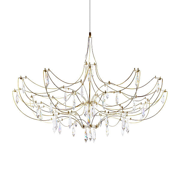 Подвесная люстра Loft IT Mira 10589/900 Gold Asfour