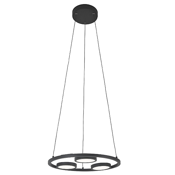 Подвесная светодиодная люстра Crystal Lux CLT 027C3 D450 BL