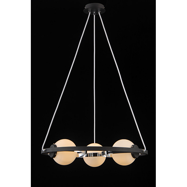 Подвесная люстра Natali Kovaltseva SPHERE 81020-3C SATIN BLACK
