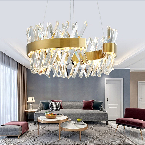 Подвесная люстра Delight Collection Akasha MD18162246-600A  light antique brass