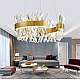Подвесная люстра Delight Collection Akasha MD18162246-600A  light antique brass