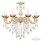 Подвесная люстра Bohemia Ivele Crystal AL79101/8/250 B WMG P Amber/M-1F