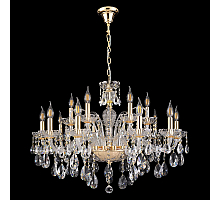 Подвесная люстра Crystal Lux MONICA SP10+5 GOLD