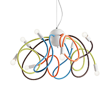 Подвесная люстра Ideal Lux Multiflex SP8 Color 141909