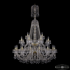 Подвесная люстра Bohemia Ivele Crystal 1403/16+8+4/400/XL-163/2d G