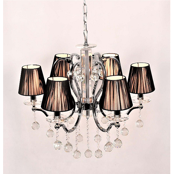 Подвесная люстра Lumina Deco Bellisica LDP 8033-6 BK