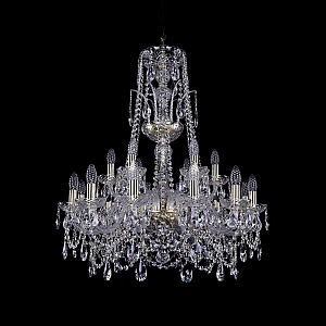 Подвесная люстра Bohemia Ivele Crystal 1411/12+6/240/XL-83 G