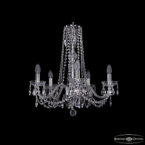 Подвесная люстра Bohemia Ivele Crystal 1402/5/195/h-58 Ni