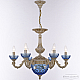 Подвесная люстра Bohemia Ivele Crystal AL79101P/6/175 WMG P Aquamarine/M-1F