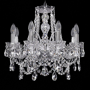 Подвесная люстра Bohemia Ivele Crystal 1411/8/160 Ni