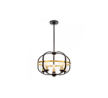 Подвесная люстра Lumina Deco Monterey LDP 1141-5 BK+MD