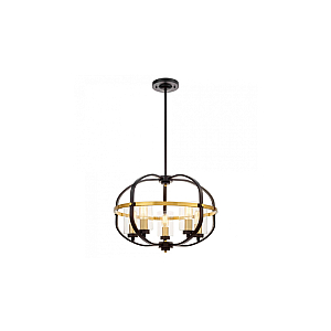 Подвесная люстра Lumina Deco Monterey LDP 1141-5 BK+MD