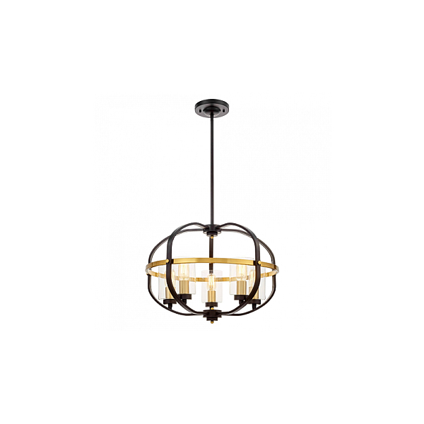 Подвесная люстра Lumina Deco Monterey LDP 1141-5 BK+MD