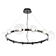 Подвесная светодная люстра Crystal Lux Bosque SP12 Black/Transparent