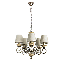 Подвесная люстра Arte Lamp Ivory A9070LM-5AB
