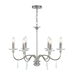 Подвесная люстра Elstead Lighting Finsbury park FP6-POL-NICKEL