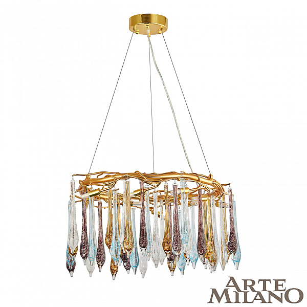 Подвесная люстра Arte Milano 500.D800.H350.G9.10 G
