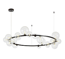 Подвесная люстра Lumina Deco LDP 7033-24 BK+CL