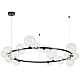 Подвесная люстра Lumina Deco LDP 7033-24 BK+CL