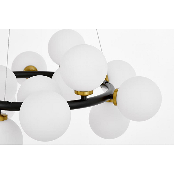 Подвесная люстра Lumina Deco Marsiada LDP 6033-15 BK+MD