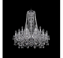 Подвесная люстра Bohemia Ivele Crystal 1411/12+6/240/h-80 Ni