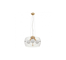 Подвесная люстра Lumina Deco Globo LDP 6018-400 PR+F.GD