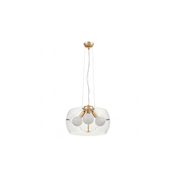 Подвесная люстра Lumina Deco Globo LDP 6018-400 PR+F.GD