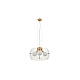 Подвесная люстра Lumina Deco Globo LDP 6018-400 PR+F.GD