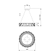 Подвесная люстра Bogates Cliff 90373/1 a065728