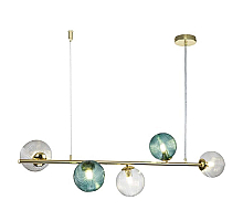 Подвесная люстра Indigo Selva 11032/5PL Gold V000297