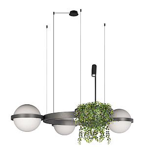 Подвесная люстра Loft IT Jardin 10121/3 Dark grey