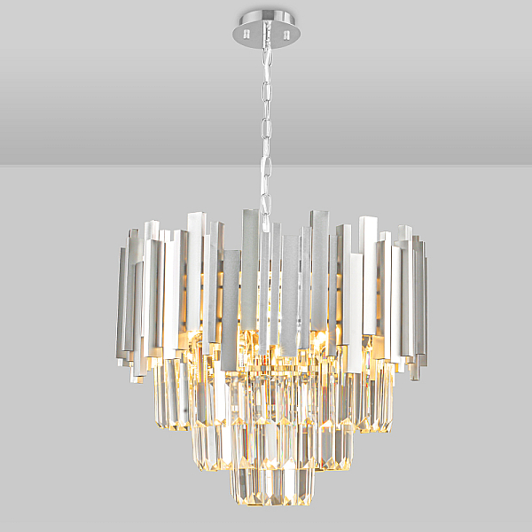 Подвесная люстра Natali Kovaltseva VERTIGO 81440/6C SILVER