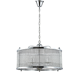 Подвесная люстра Crystal Lux Tadeo TADEO SP6 D600 CHROME/TRANSPARENTE
