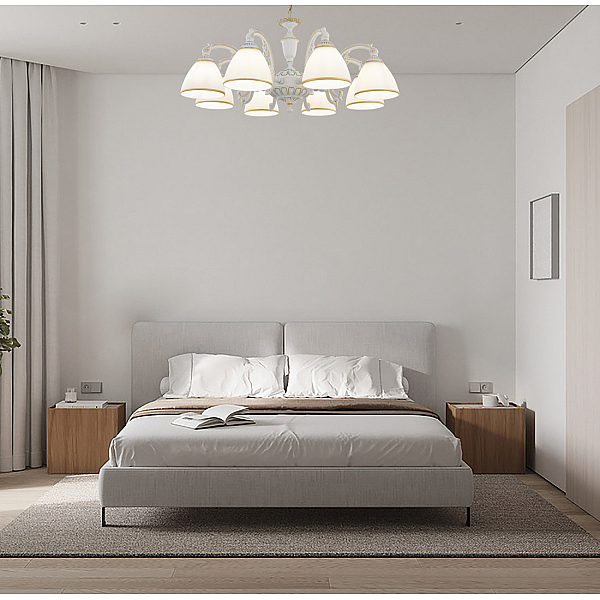 Подвесная люстра Arte Milano 341837/8 WT+G