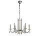 Подвесная люстра Crystal Lux AURELIO SP6 GOLD+CHROME/TRANSPARENT