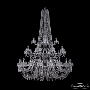 Подвесная люстра Bohemia Ivele Crystal 1410/20+10+5/530/h-200/3d Ni V0300