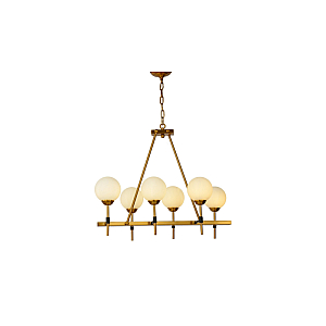 Подвесная люстра Lumina Deco Aldono LDP 7004-6 MD+BK
