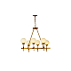 Подвесная люстра Lumina Deco Aldono LDP 7004-6 MD+BK