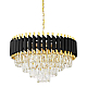 Подвесная люстра Lumina Deco Funneli LDP 6003-550 BK+F.GD