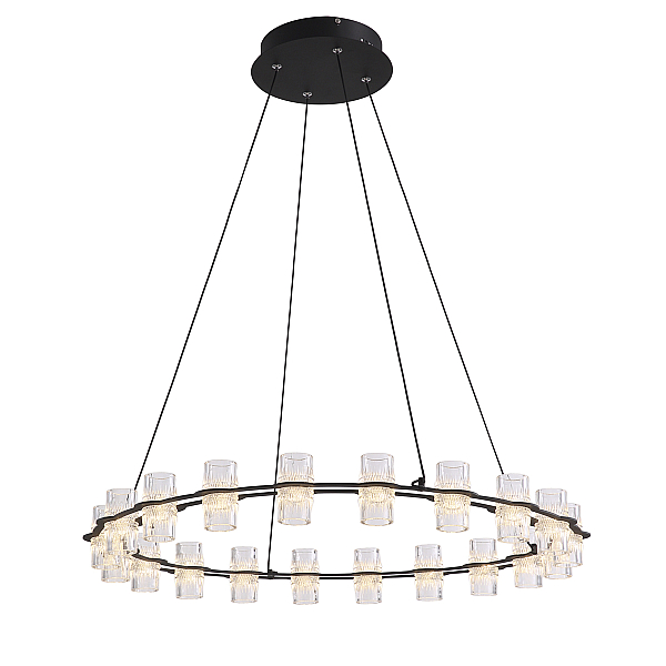 Подвесная люстра Delight Collection P0677-680A black