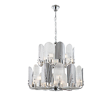 Подвесная люстра iLamp Dolce 15571-12 CR+MULT